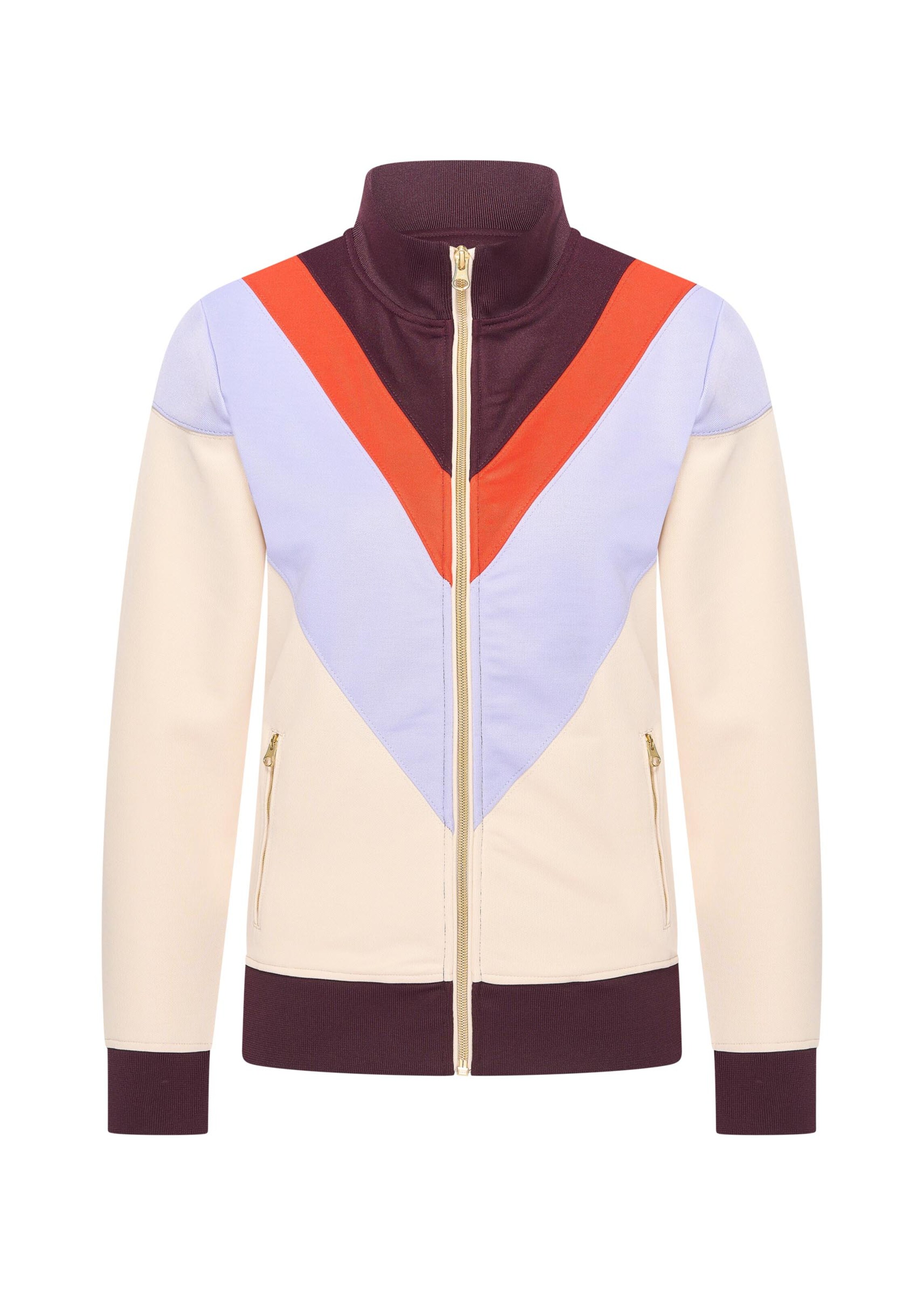 4funkyflavours Training jacket 'Falling For You' in Beige: front