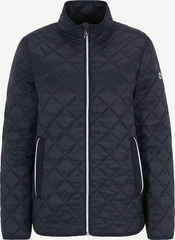 Covered Steppjacke 'Selina' in Blau: Vorderseite