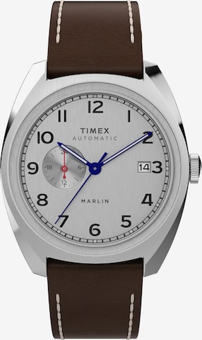 Montre à affichage analogique 'Marlin' TIMEX en marron : devant