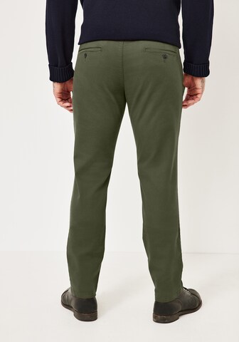 REDPOINT Slim fit Chino Pants in Green