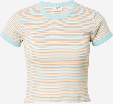 LEVI'S ® Shirts 'Mini Ringer Tee' i blå: forside