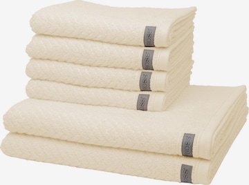 ROSS Towel 'Smart' in Beige: front