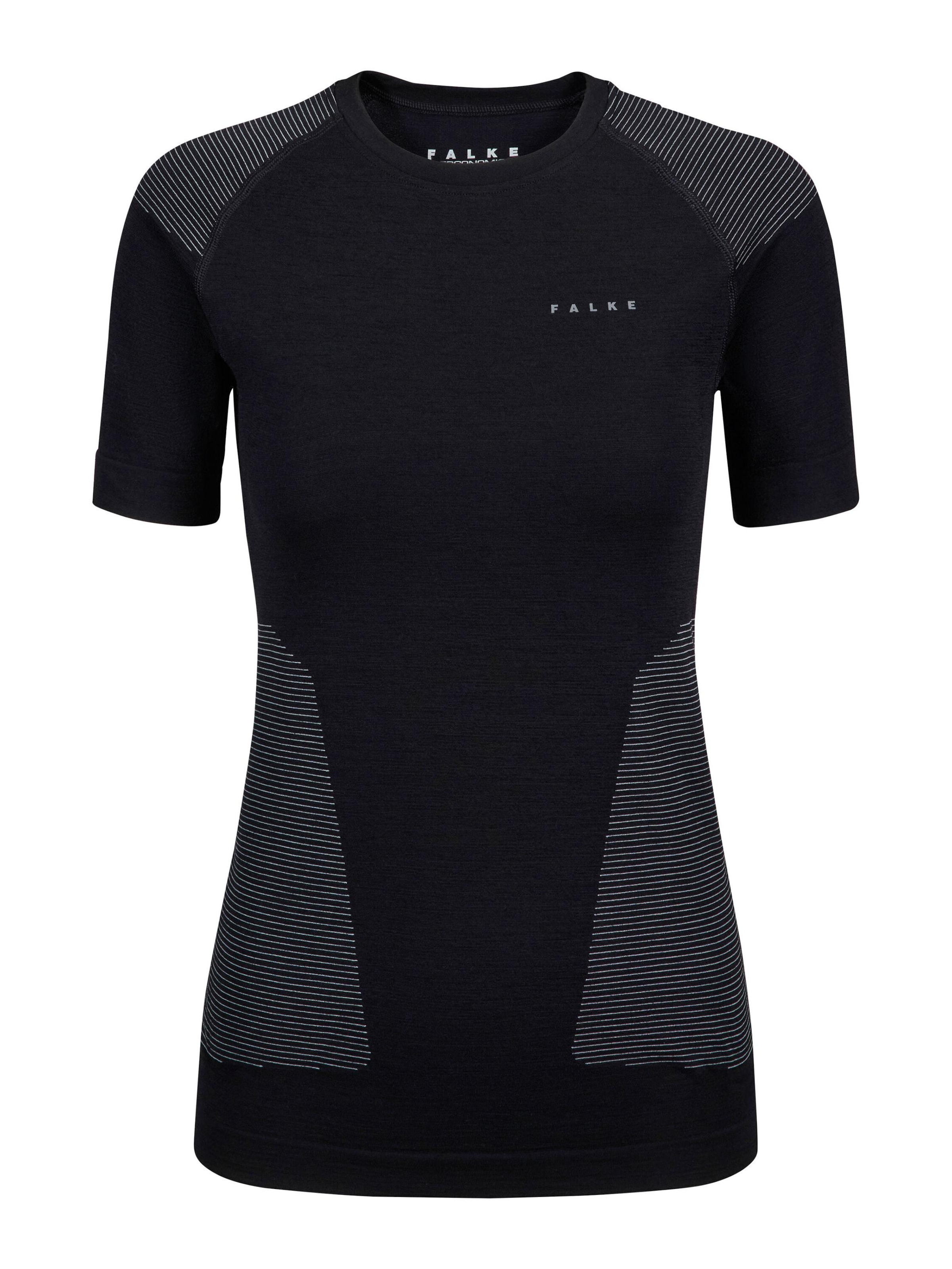 FALKE Base Layer 'Backpack-Ready'‌ in Schwarz: Vorderseite