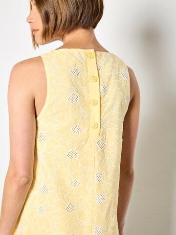 Apricot Dress in Yellow