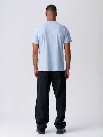 Coupe regular Chemise ' T-Shirt ' TEESHOPPEN en bleu