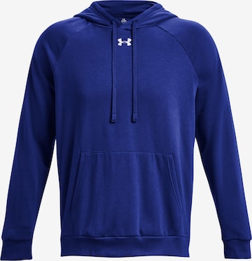 UNDER ARMOUR Athletic Sweatshirt in Blue: front