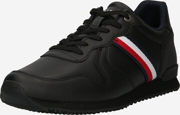 TOMMY HILFIGER Platform trainers in Black: front