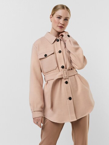 VERO MODA Overgangsfrakke 'Cala' i pink: forside