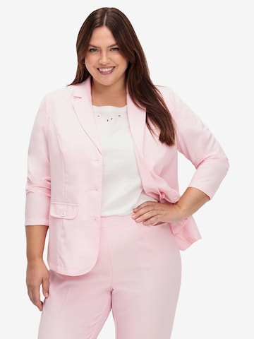 SHEEGO Blazer in Pink: front