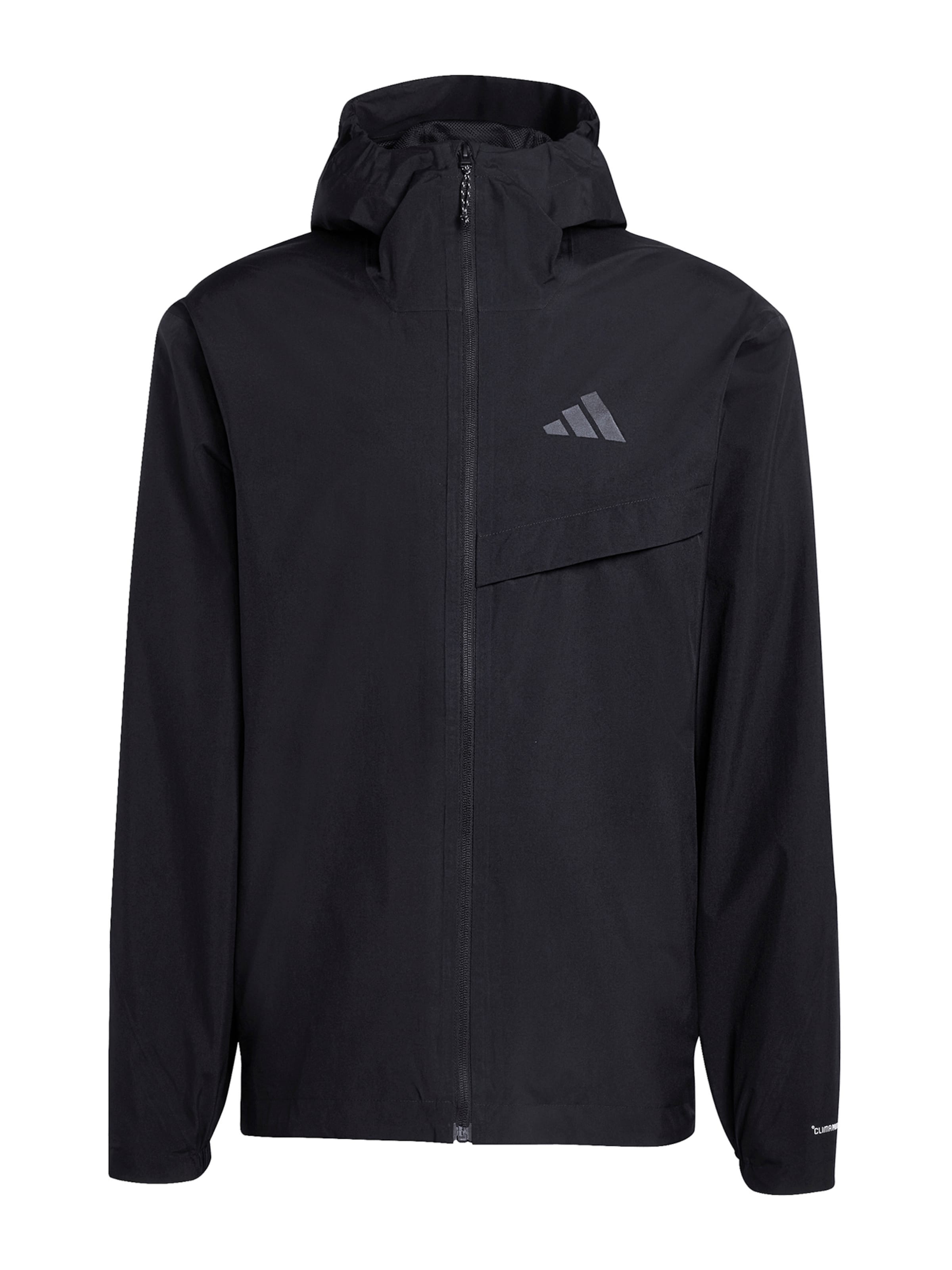 ADIDAS TERREXOutdoor jakna ' MULTI 2 LAYER CLIMAPROOF RAIN' - crna boja: prednji dio