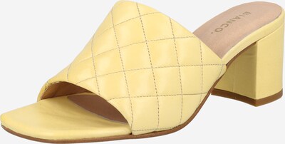 Bianco Mules 'Beonna' in Light yellow, Item view