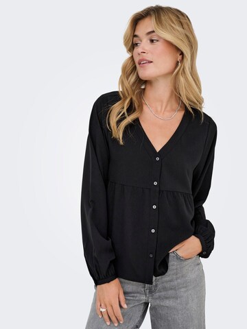 ONLY Blouse 'ONLNova' in Zwart: voorkant