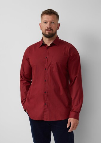 Coupe regular Chemise s.Oliver en rouge