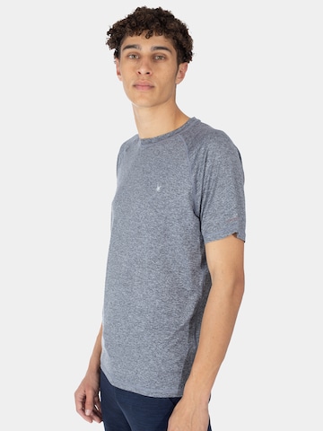 T-Shirt fonctionnel Spyder en gris : devant