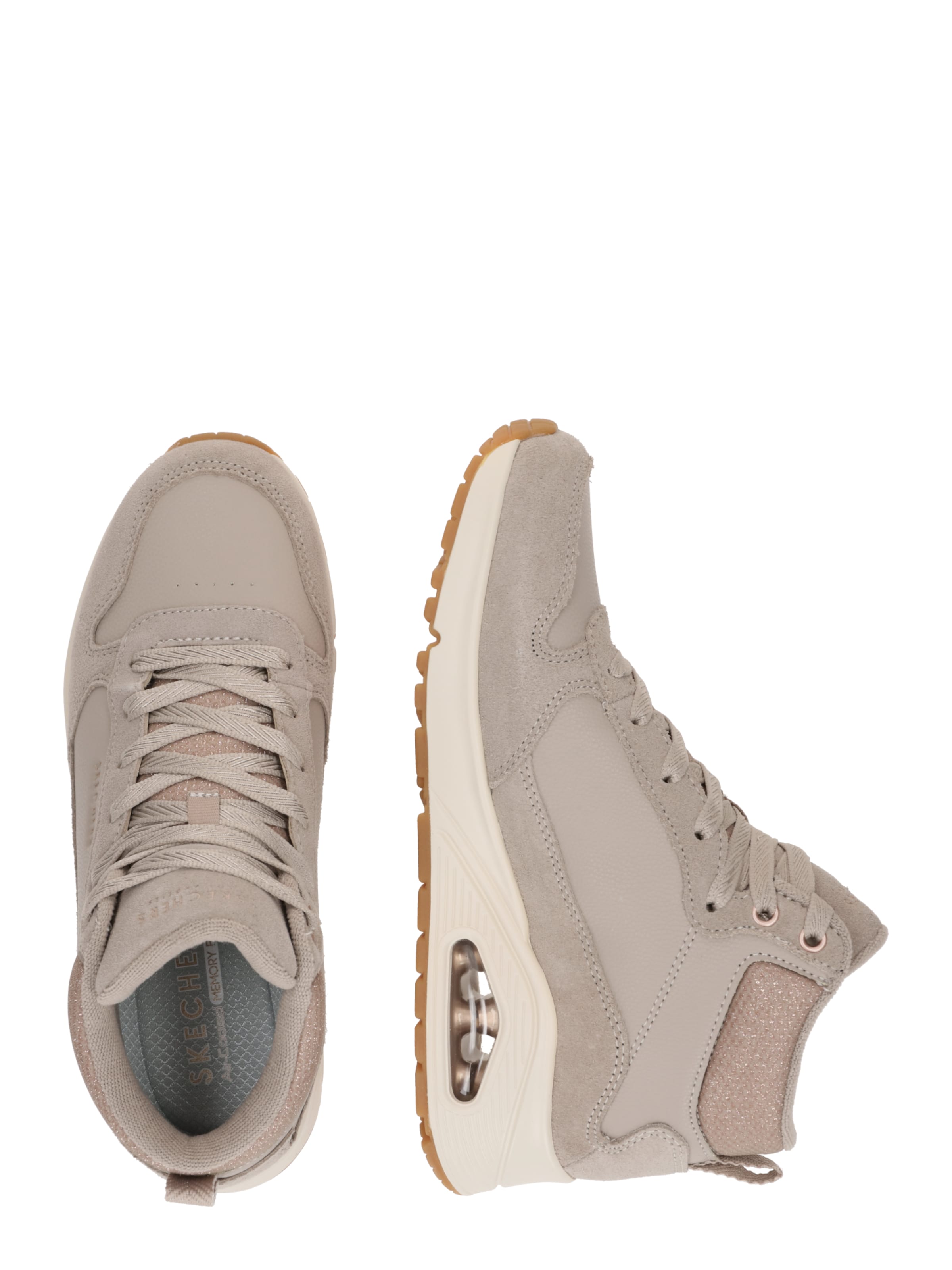 SKECHERS Magas szárú sportcipők 'UNO' - szürke