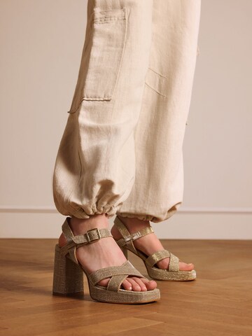 Sandales MANFIELD en or