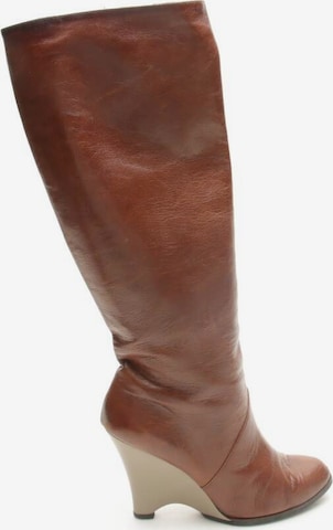 Marni Dress Boots in 39 in Brown: front