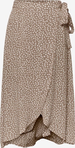 PIECES Skirt 'Tala' in Beige: front