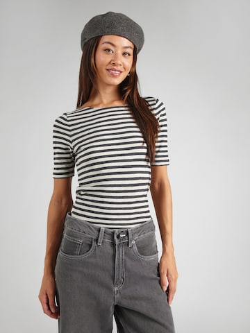 T-shirt Marc O'Polo en gris : devant