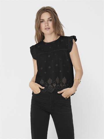 ONLY - Blusa 'SILLA' em preto: frente