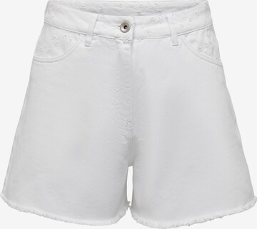 Pantalon 'Elena' ONLY en blanc : devant