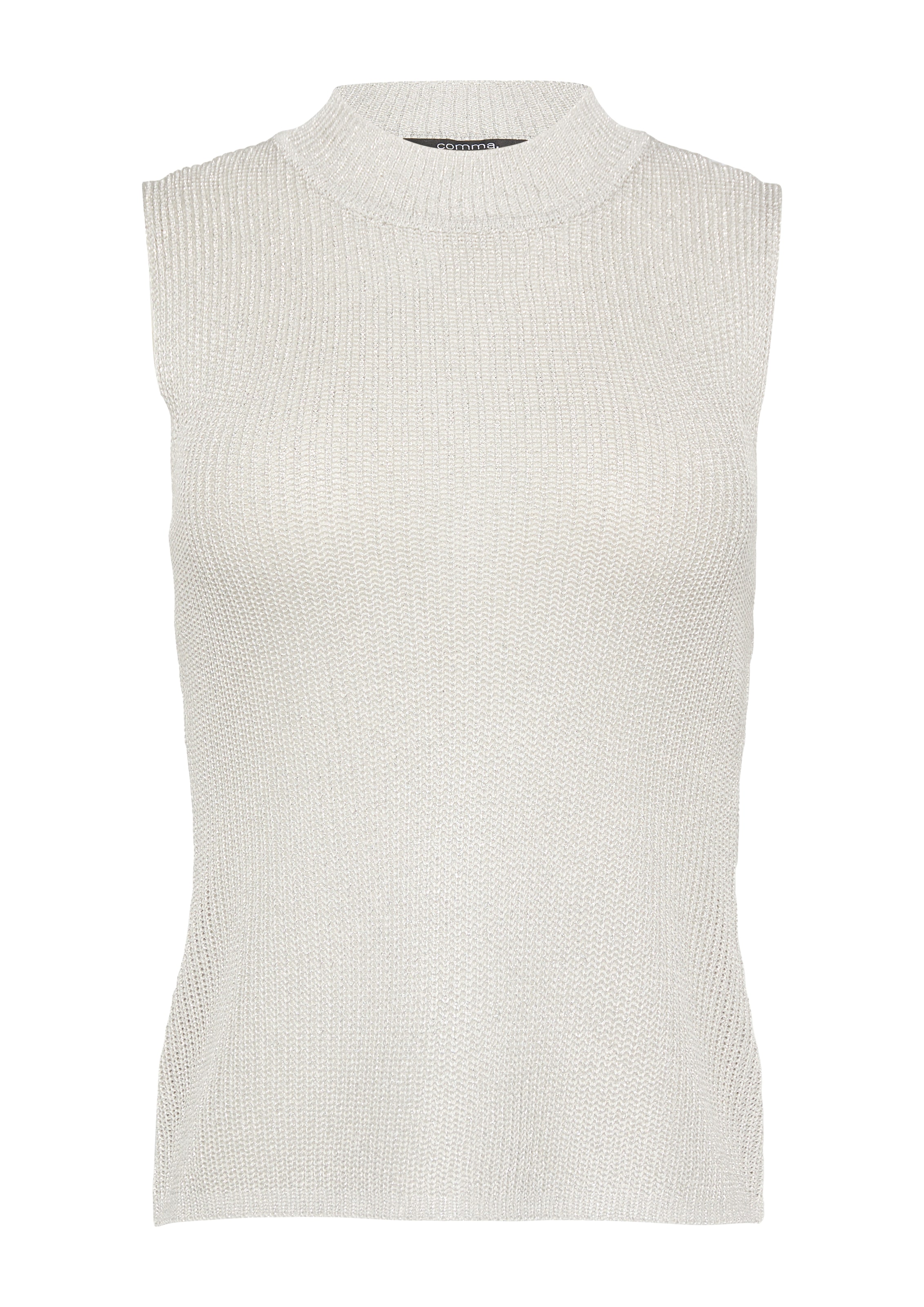 COMMA Pullover in Weiß: Vorderseite