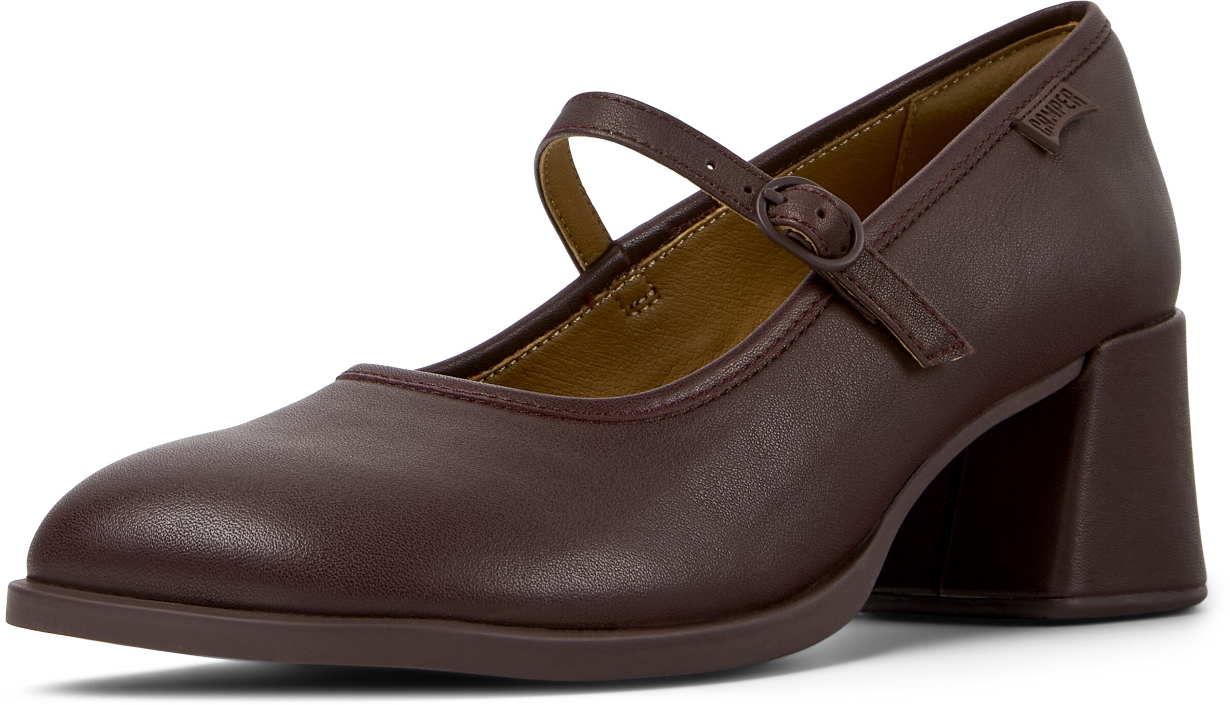 CAMPER Pumps 'Kora' in Braun: Vorderseite