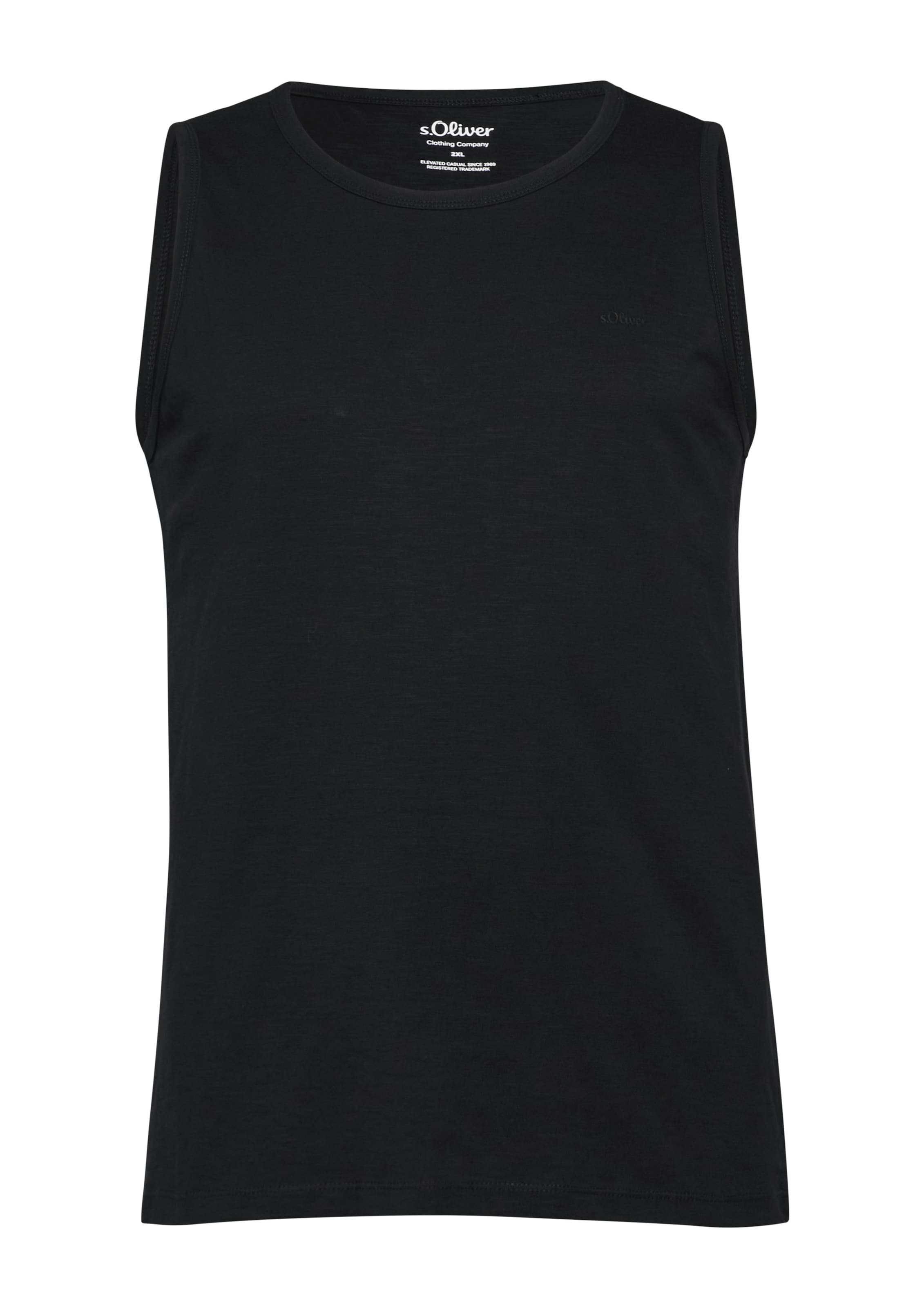 T-Shirt s.Oliver en noir : devant