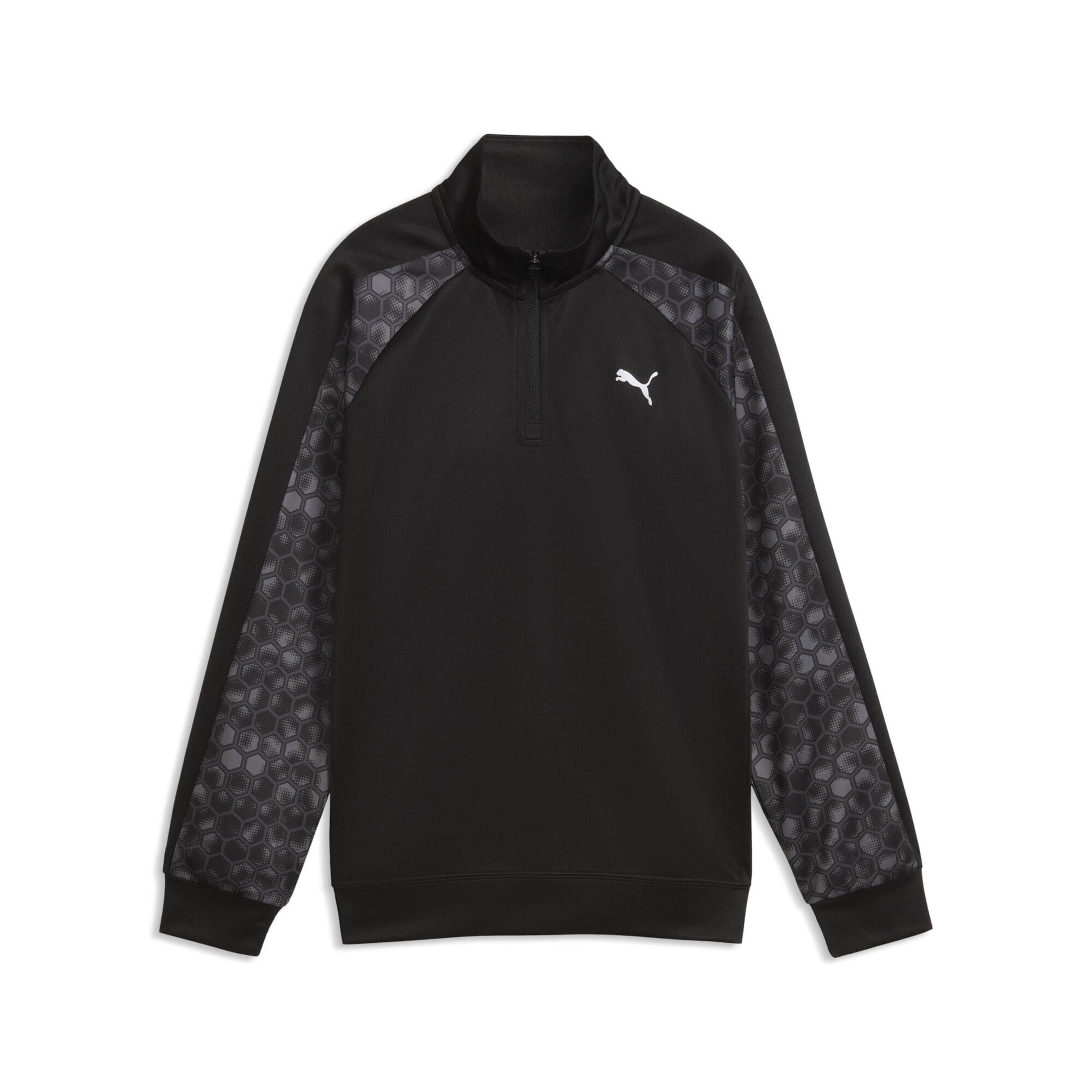 PUMA Sportief sweatshirt 'Train All Day Essentials' in Zwart: voorkant