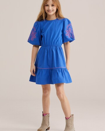 WE Fashion Obleka | modra barva