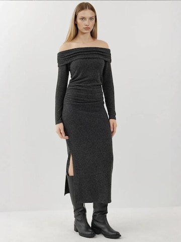 Hiccup Gebreide jurk in Grijs
