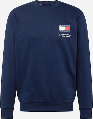 Tommy Jeans Sweatshirt 'Essential' in Blue: front