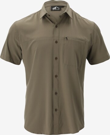 Whistler Regular fit Athletic Button Up Shirt 'Jeromy' in Green: front