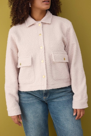 Trendyol Curve - Chaqueta de entretiempo en beige