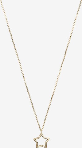 FAVS Necklace in Gold: front