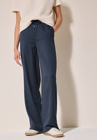 CECIL Loose fit Pants in Blue: front