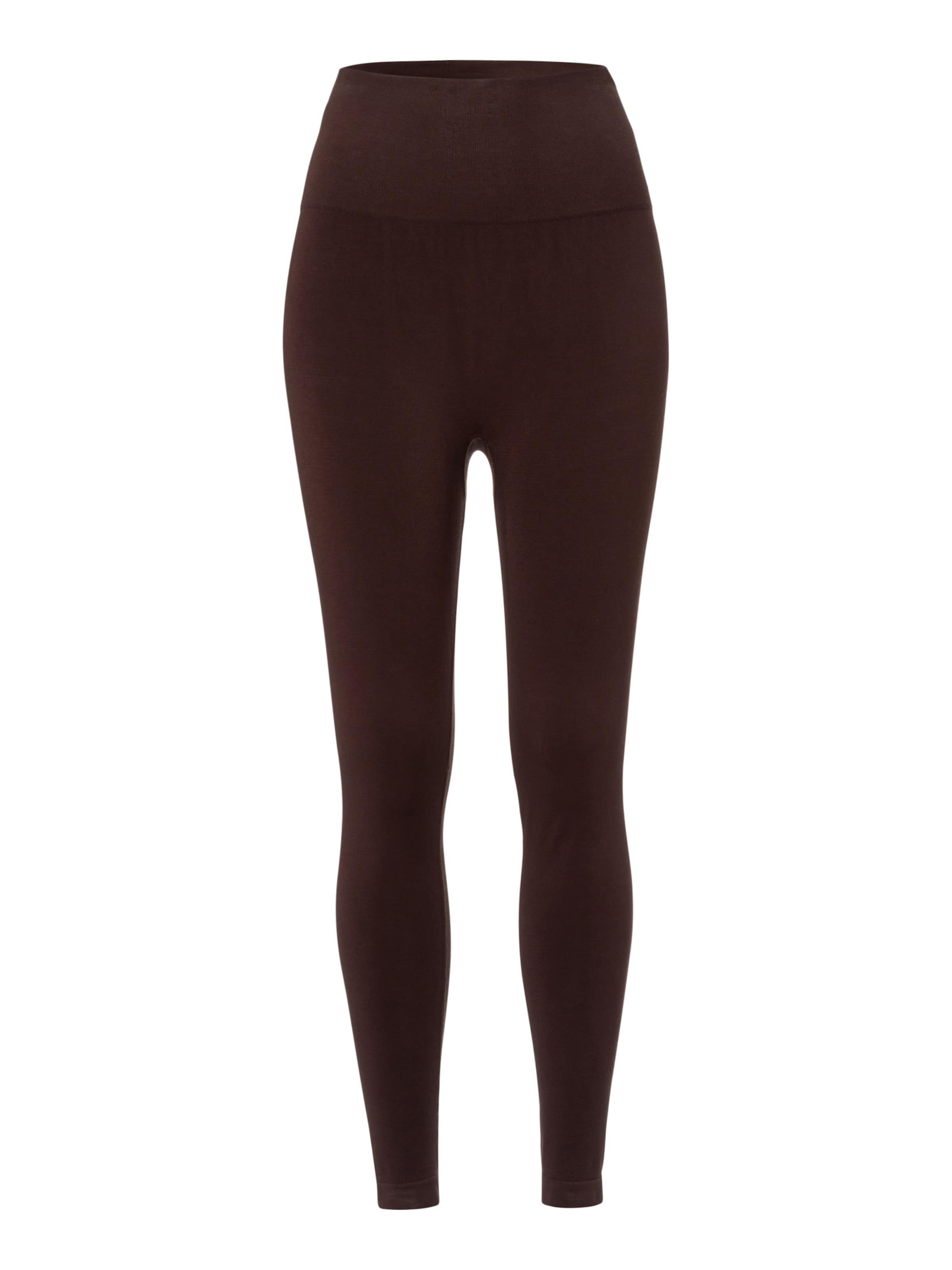 Les Lunes Skinny Leggings 'Sync Leggings' in Braun: Vorderseite