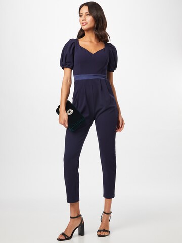 Skirt & Stiletto Jumpsuit in Blau