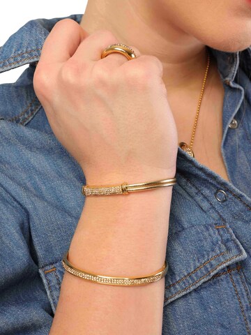 Lucardi Armband in Gold: Vorderseite