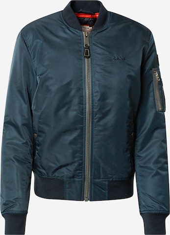 Veste mi-saison 'Airforce W' Schott NYC en vert : devant