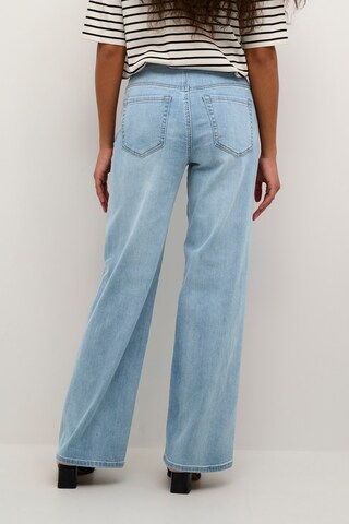 Kaffe Wide leg Jeans 'Karla' in Blauw