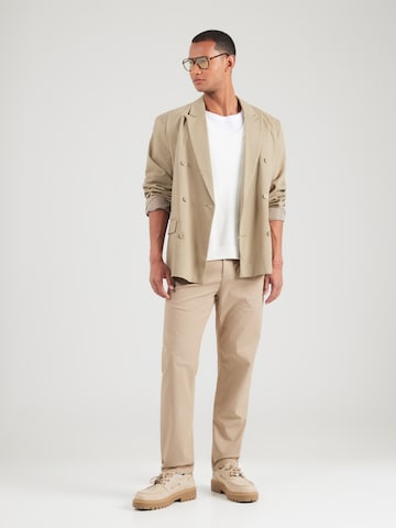 Regular Pantaloni cutați de la GABBA pe bej