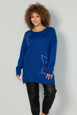 MIAMODA Sweater in Blue: front