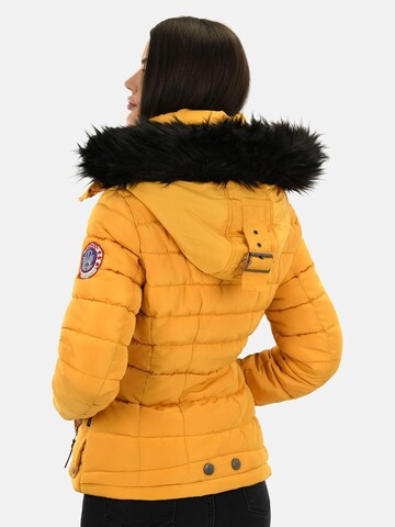 NAVAHOO Winter Jacket 'Chloe' in Yellow