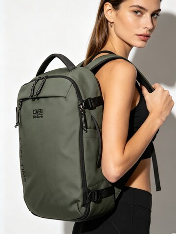 Zaino 'Zaino Coveri Active Poliestere 100% - Unisex Casual con Zip' di Coveri Collection in verde