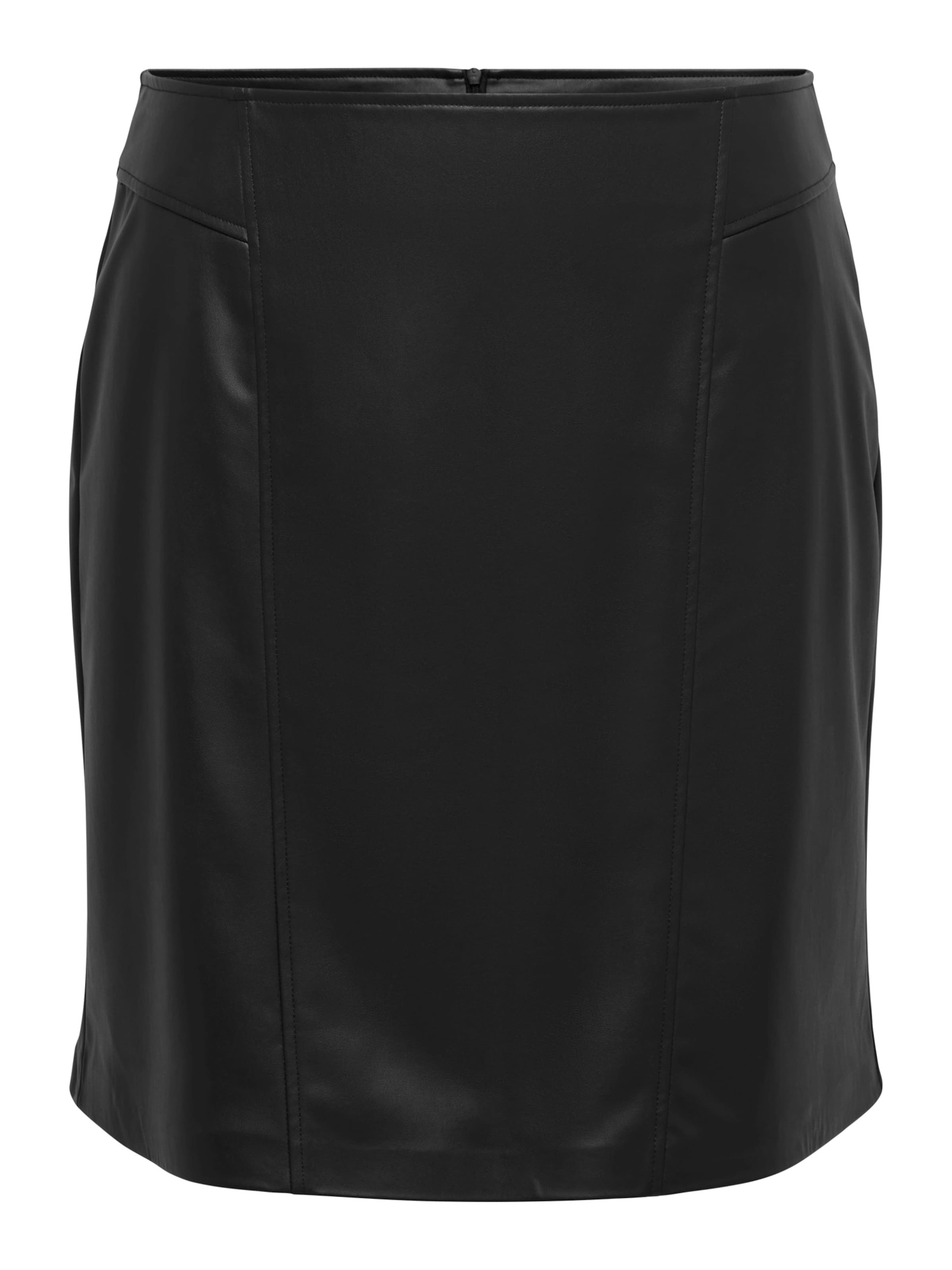 ONLY Carmakoma Skirt 'CARBITTEN' in Black: front