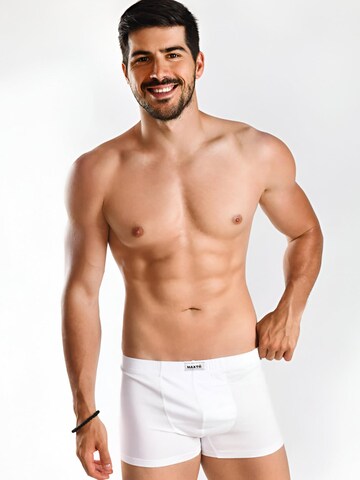 Boxers 'BASIC MAX Boxershorts 5er Pack' Maxte en blanc : devant