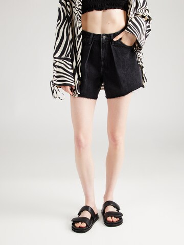 TOPSHOP Regular Shorts in Schwarz: predná strana