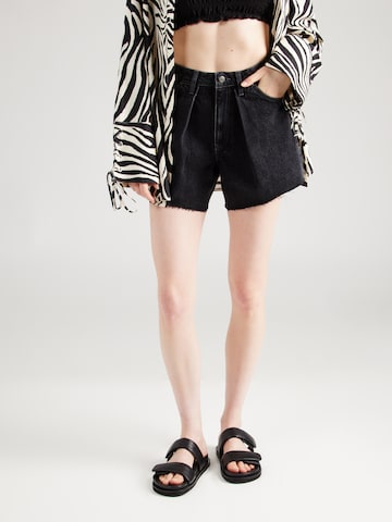 TOPSHOP Regular Shorts in Schwarz: predná strana