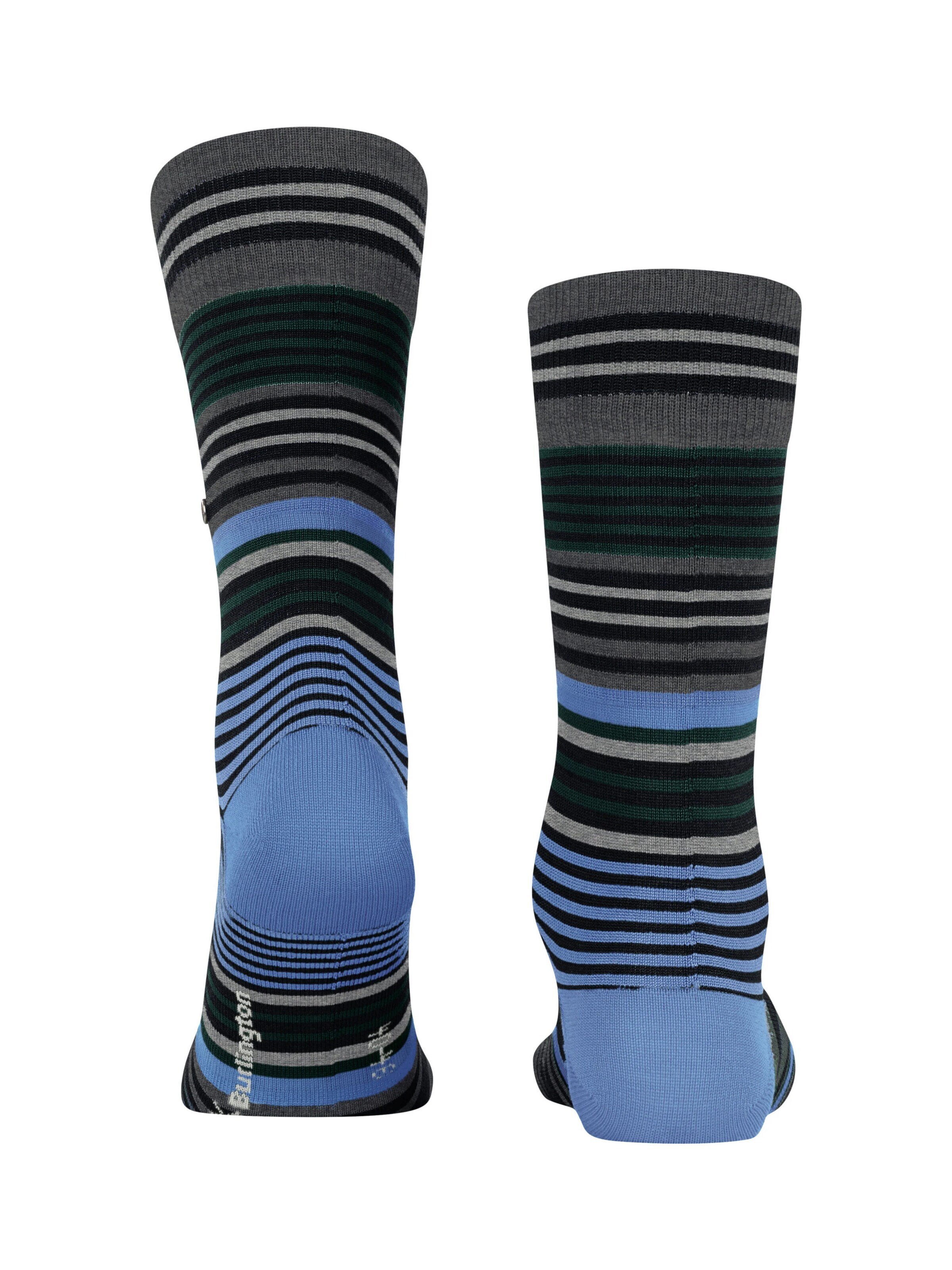BURLINGTON Socks 'Stripe' in Black